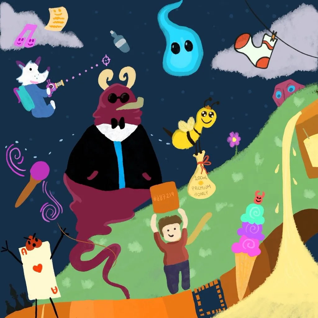 blue pin studio fan art