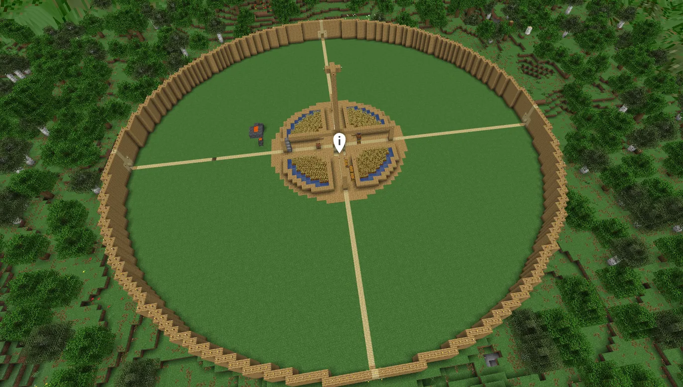 Screenshot of a minecraft build.