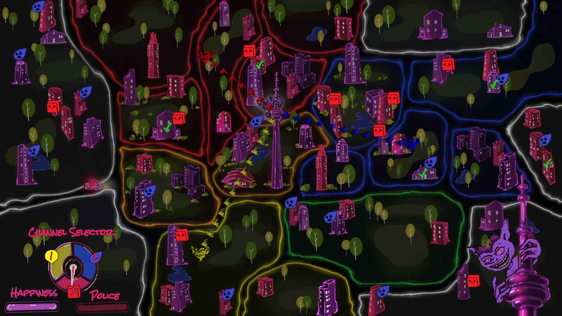 A screenshot of what the final game ended up looking like.
