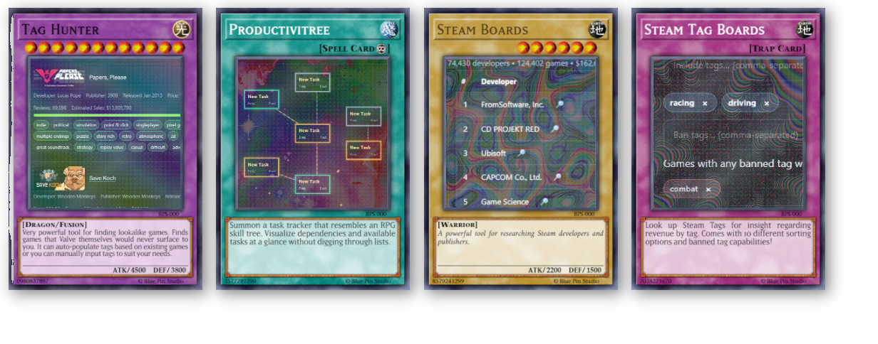 Tool thumbnail for various steam tools