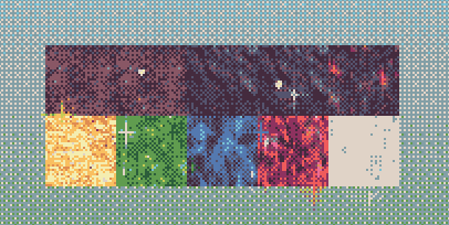 An image showing all the different tiles in The Yield